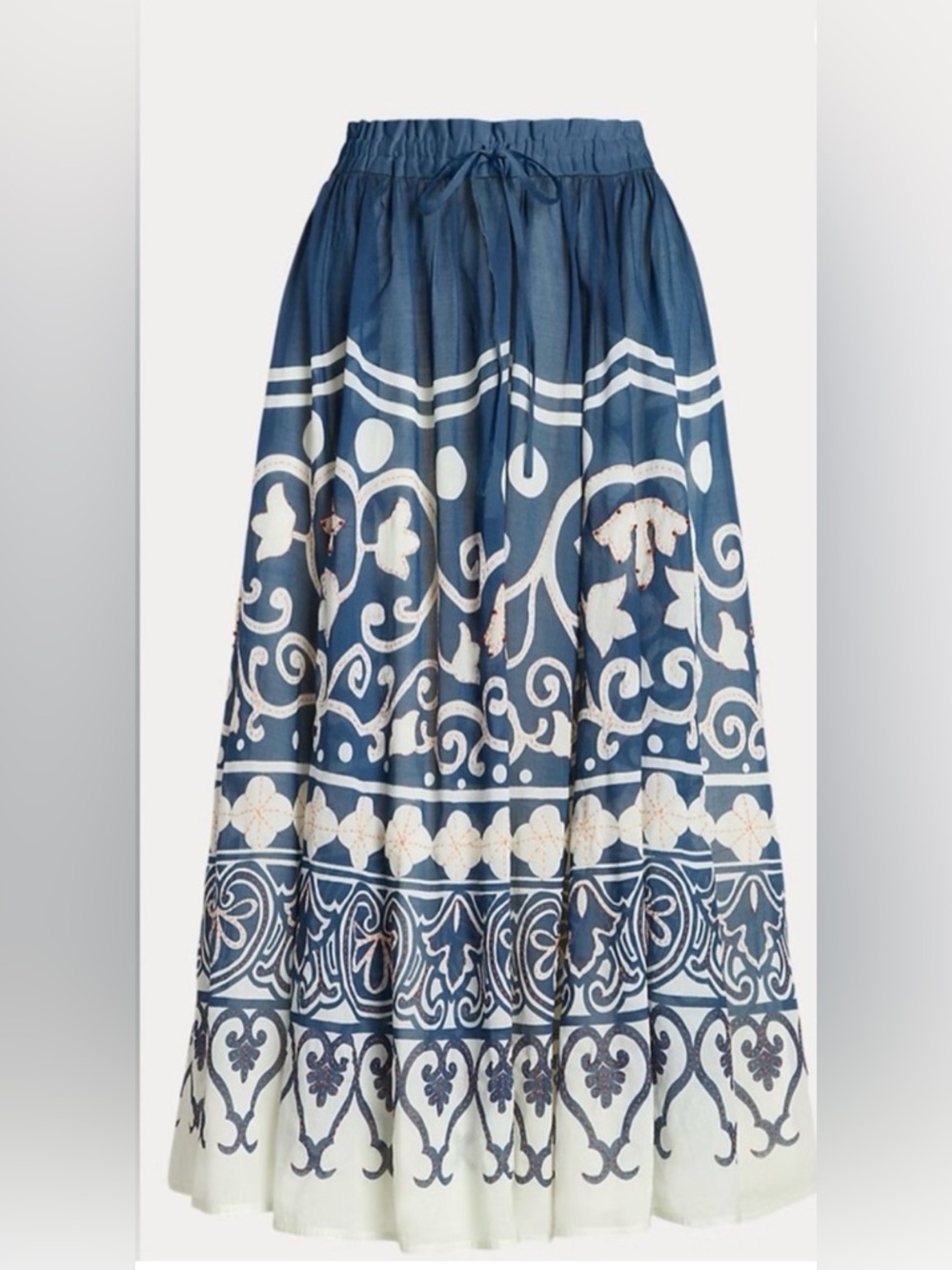 Polo Ralph Lauren
Printed Beaded Voile A-Line Skirt